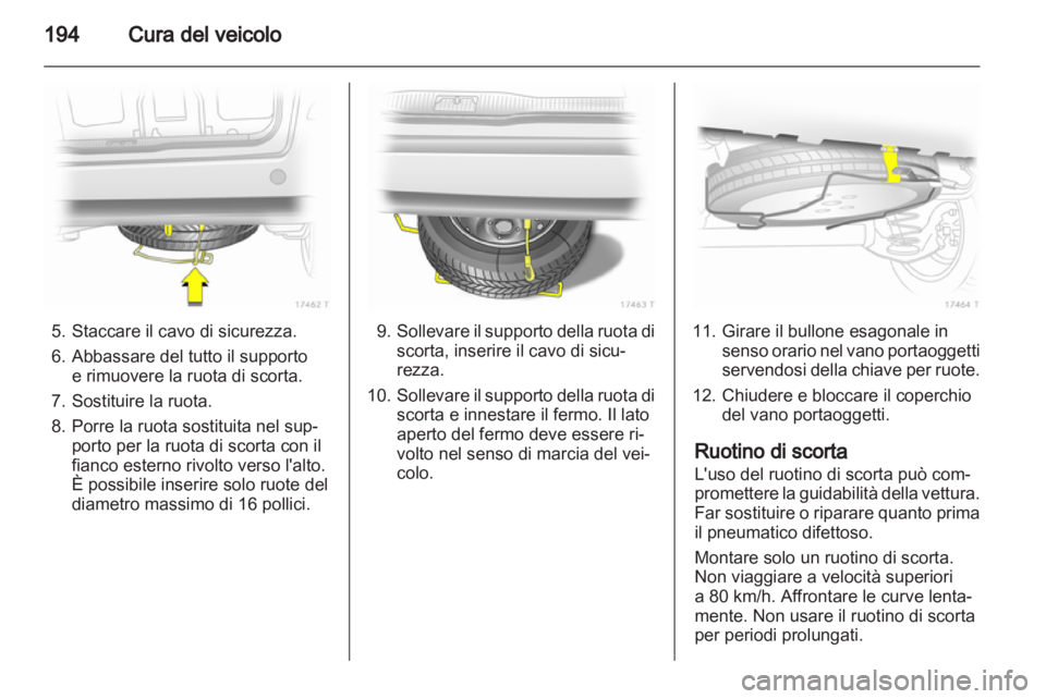 OPEL ZAFIRA 2012  Manuale di uso e manutenzione (in Italian) 