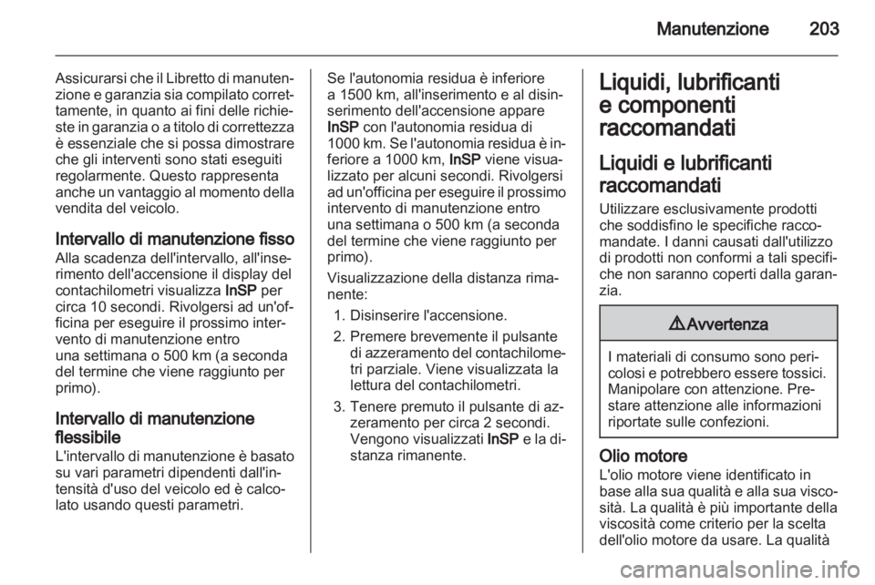 OPEL ZAFIRA 2012  Manuale di uso e manutenzione (in Italian) 