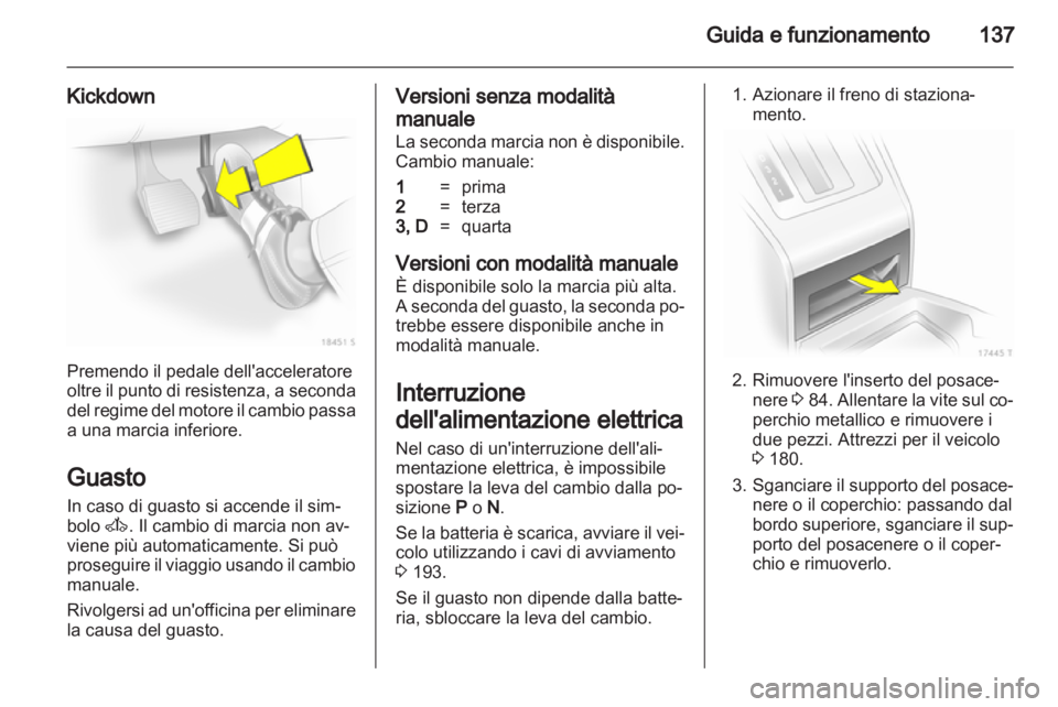 OPEL ZAFIRA 2013  Manuale di uso e manutenzione (in Italian) 