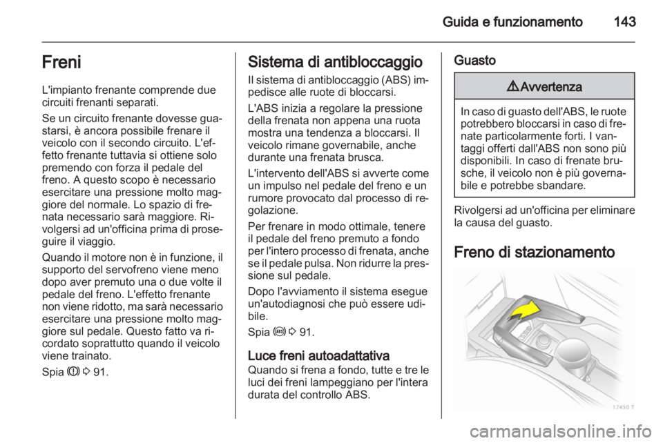 OPEL ZAFIRA 2013  Manuale di uso e manutenzione (in Italian) 