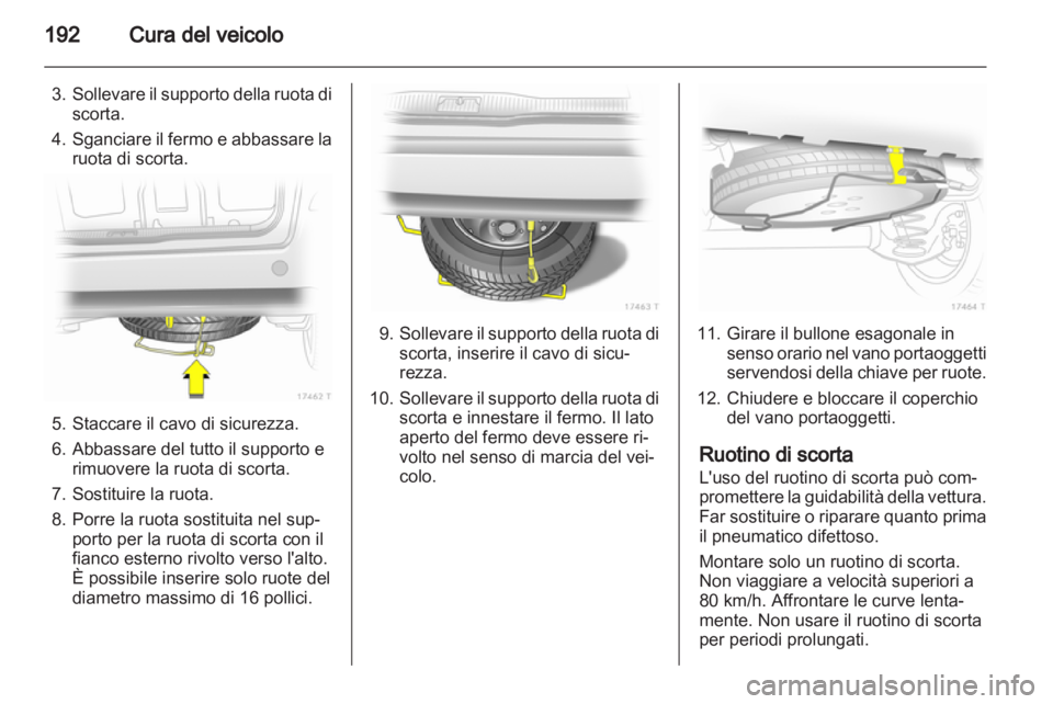 OPEL ZAFIRA 2013  Manuale di uso e manutenzione (in Italian) 