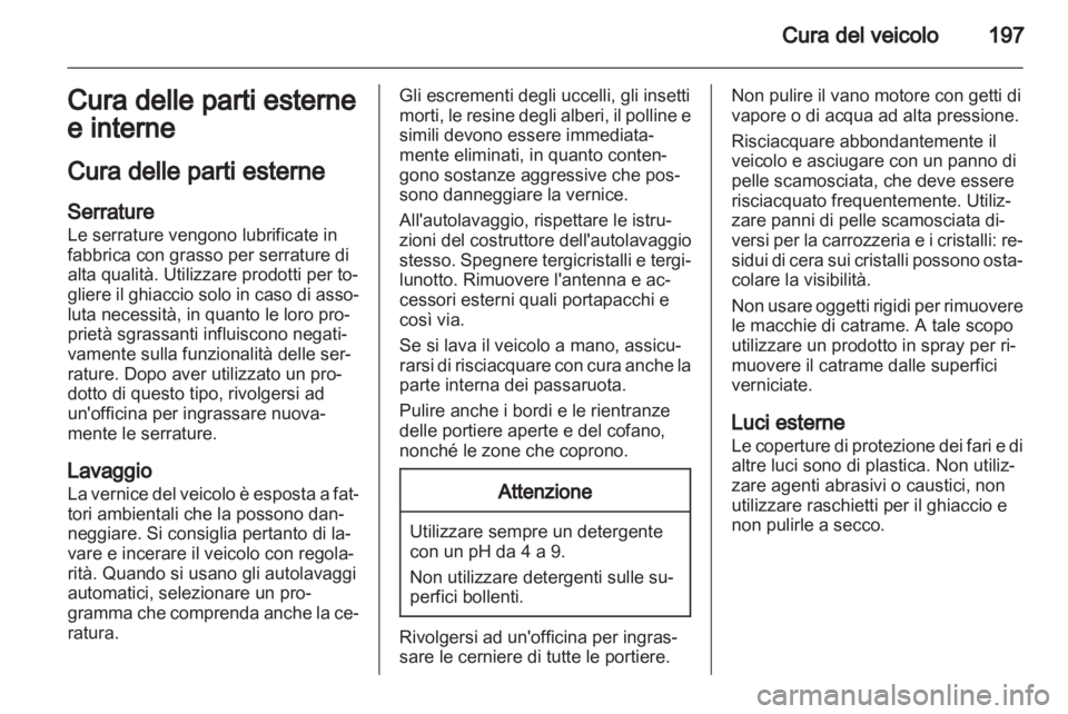 OPEL ZAFIRA 2013  Manuale di uso e manutenzione (in Italian) 