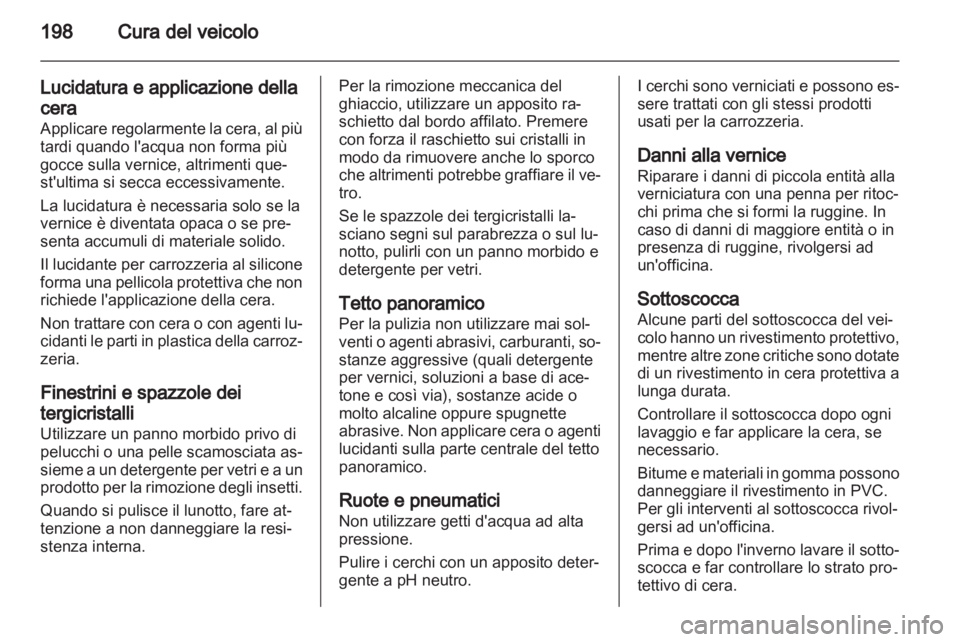 OPEL ZAFIRA 2013  Manuale di uso e manutenzione (in Italian) 