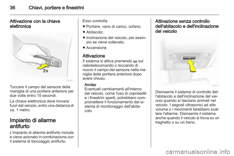 OPEL ZAFIRA 2013  Manuale di uso e manutenzione (in Italian) 