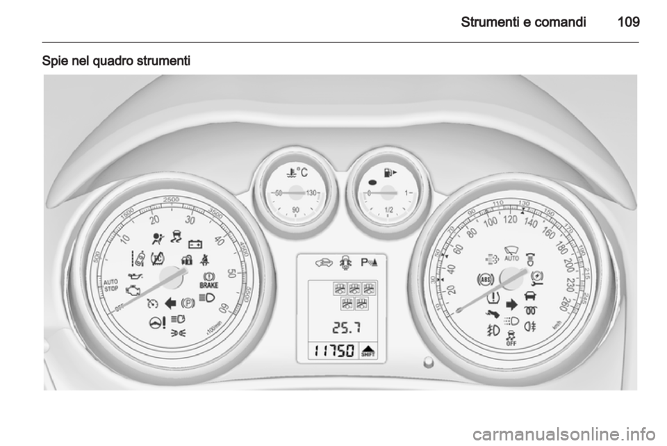 OPEL ZAFIRA TOURER 2012  Manuale di uso e manutenzione (in Italian) 