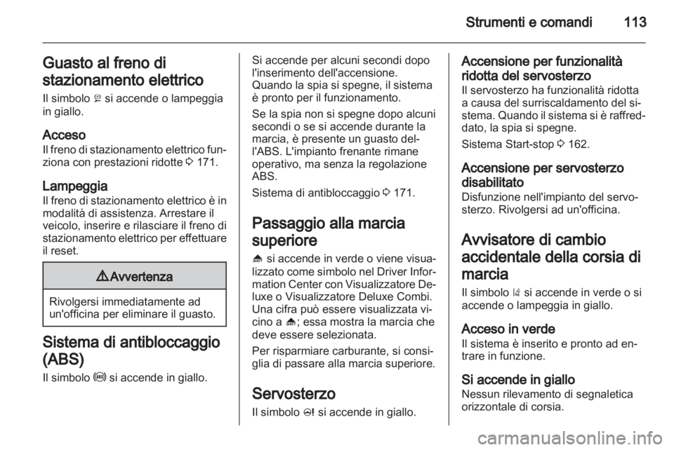 OPEL ZAFIRA TOURER 2012  Manuale di uso e manutenzione (in Italian) 
