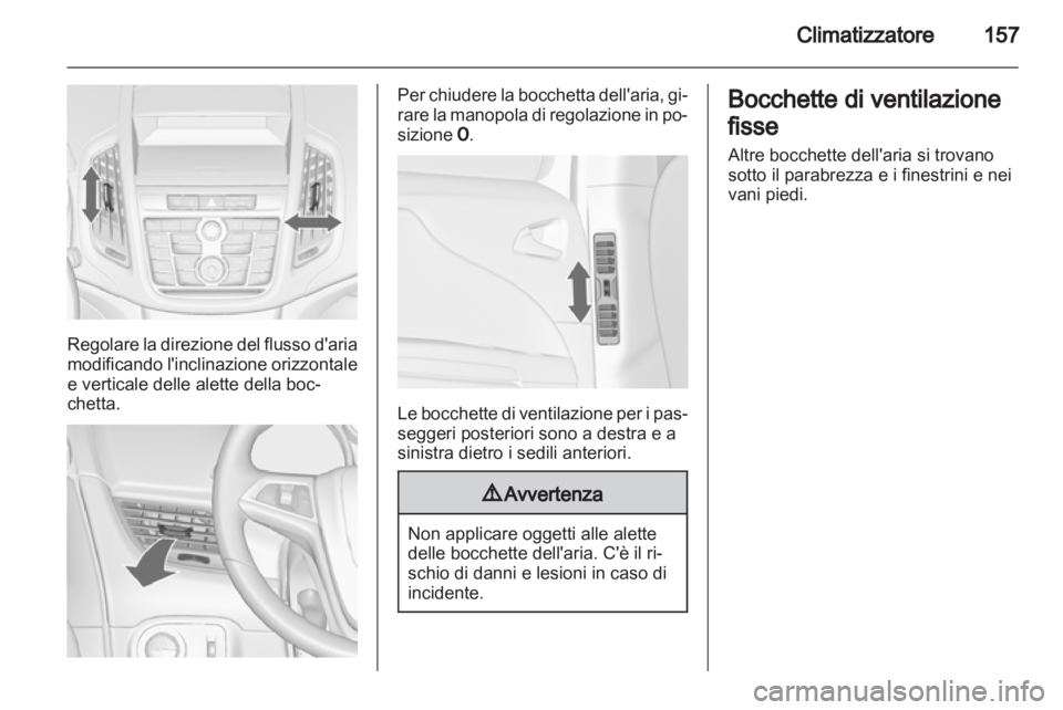 OPEL ZAFIRA TOURER 2012  Manuale di uso e manutenzione (in Italian) 