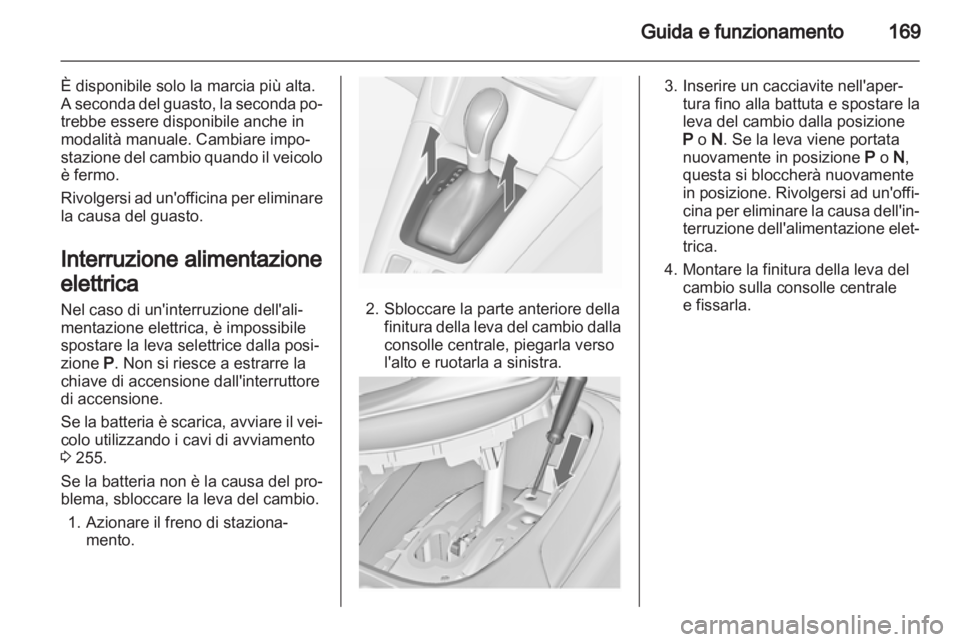 OPEL ZAFIRA TOURER 2012  Manuale di uso e manutenzione (in Italian) 