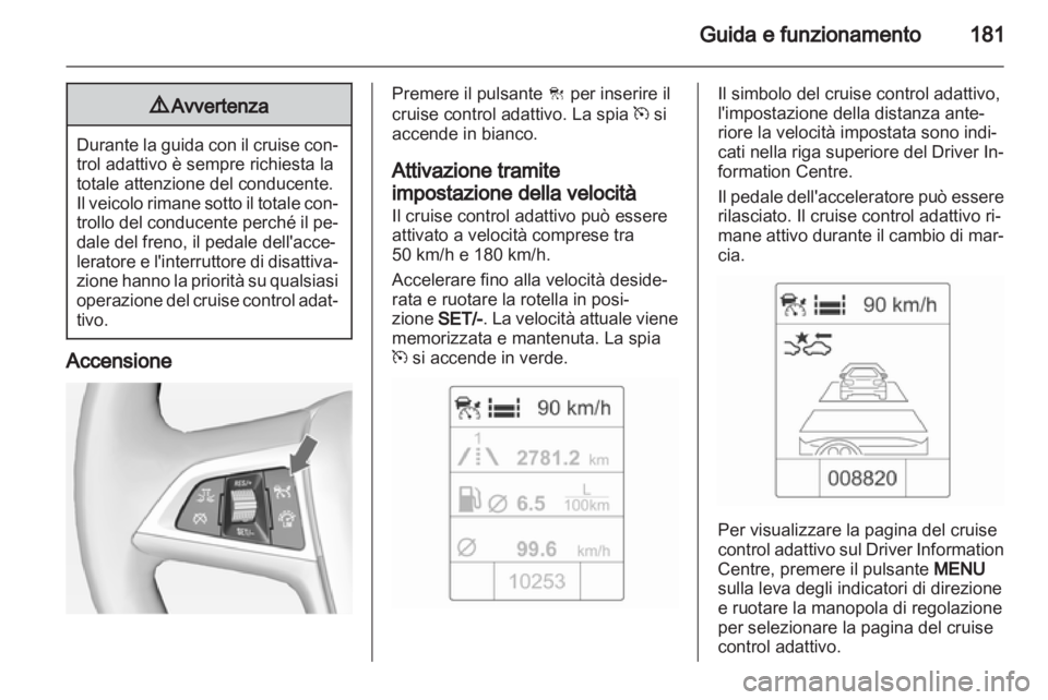 OPEL ZAFIRA TOURER 2012  Manuale di uso e manutenzione (in Italian) 
