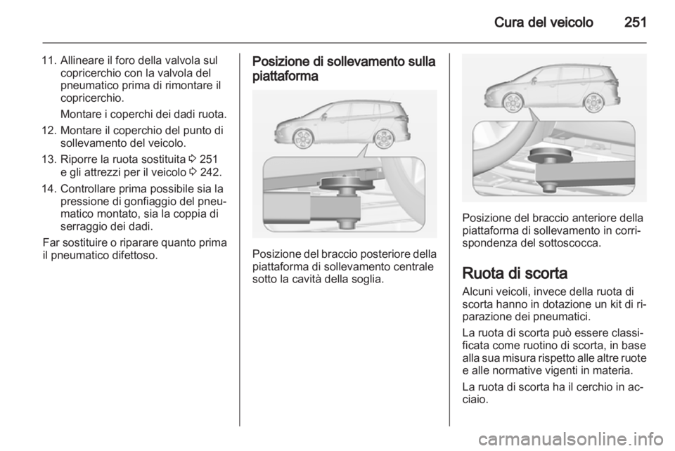 OPEL ZAFIRA TOURER 2012  Manuale di uso e manutenzione (in Italian) 