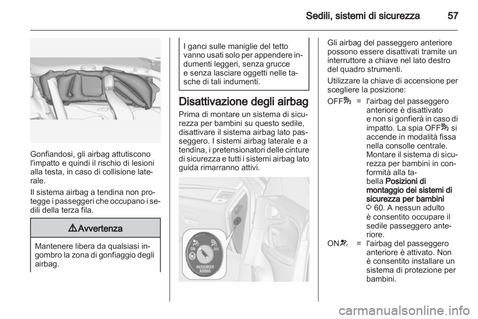 OPEL ZAFIRA TOURER 2012  Manuale di uso e manutenzione (in Italian) 