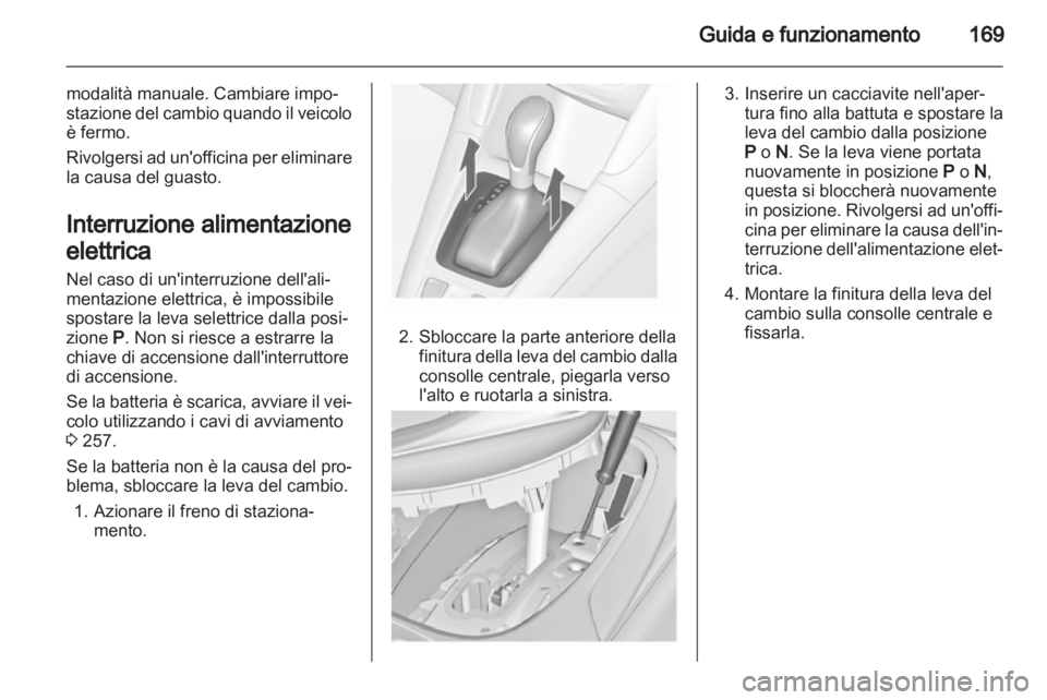 OPEL ZAFIRA TOURER 2012.5  Manuale di uso e manutenzione (in Italian) 