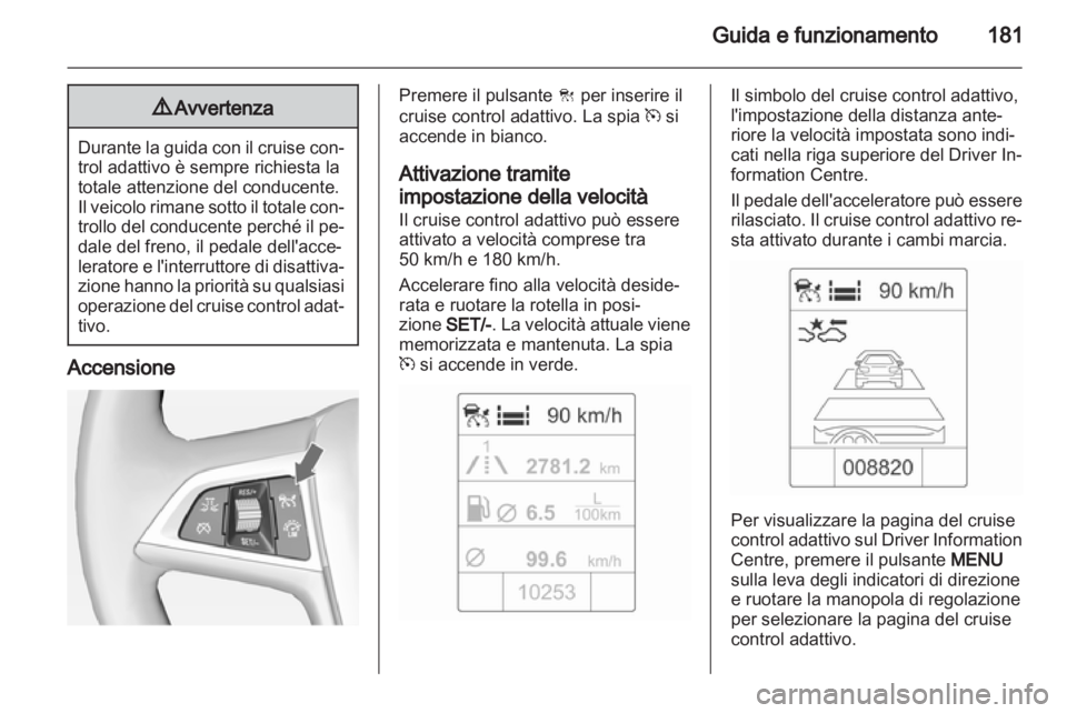 OPEL ZAFIRA TOURER 2012.5  Manuale di uso e manutenzione (in Italian) 