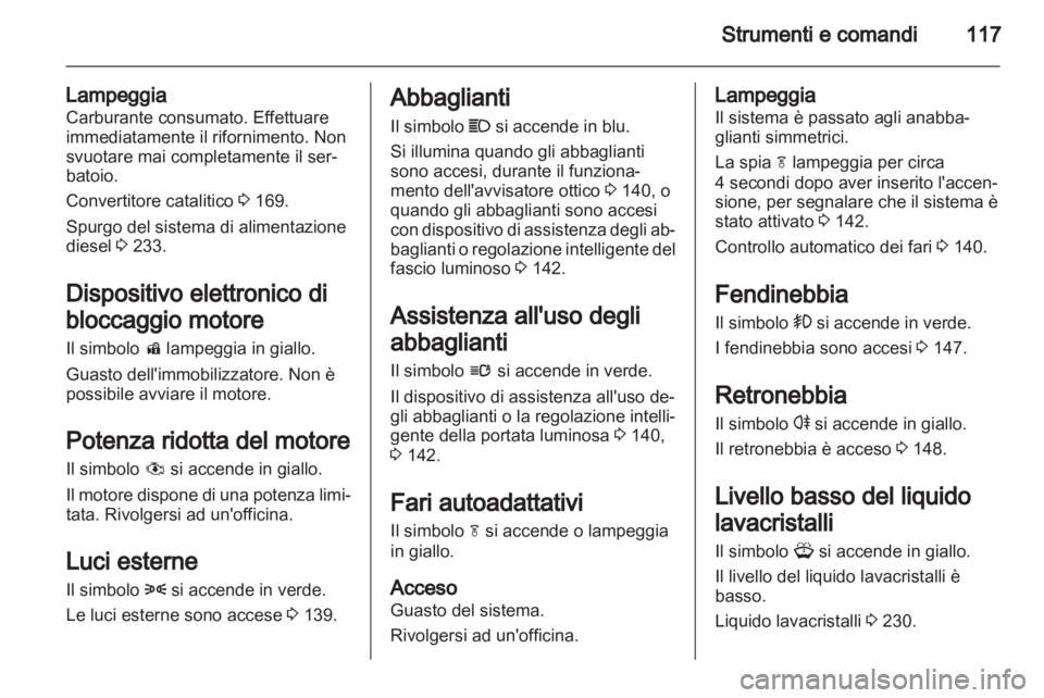 OPEL ZAFIRA TOURER 2013  Manuale di uso e manutenzione (in Italian) 