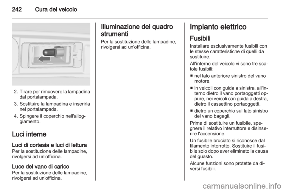 OPEL ZAFIRA TOURER 2013  Manuale di uso e manutenzione (in Italian) 