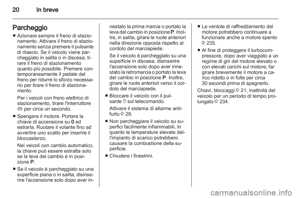 OPEL ZAFIRA TOURER 2013.5  Manuale di uso e manutenzione (in Italian) 