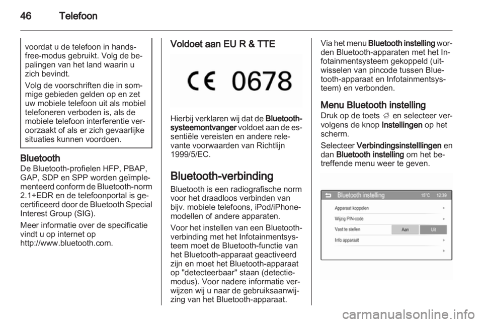 OPEL ADAM 2013  Handleiding Infotainment (in Dutch) 