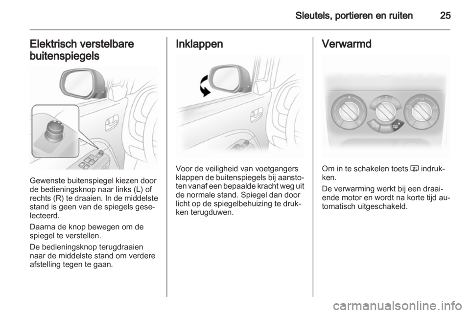 OPEL AGILA 2012.5  Gebruikershandleiding (in Dutch) 