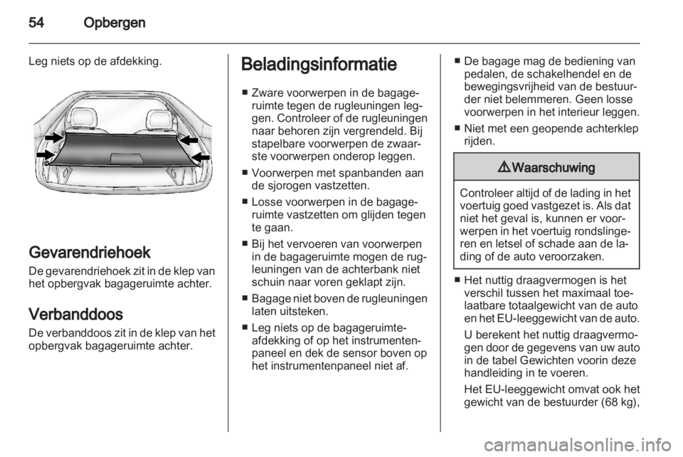 OPEL AMPERA 2012  Gebruikershandleiding (in Dutch) 
