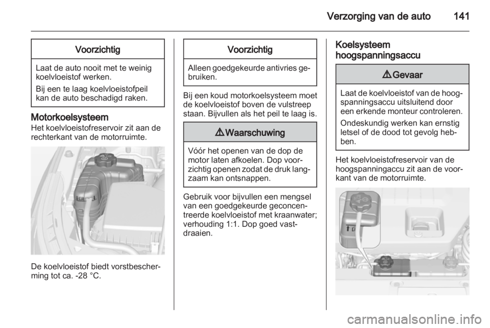 OPEL AMPERA 2012.5  Gebruikershandleiding (in Dutch) 