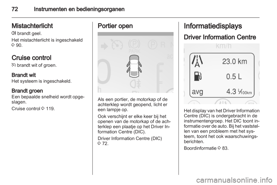 OPEL AMPERA 2012.5  Gebruikershandleiding (in Dutch) 