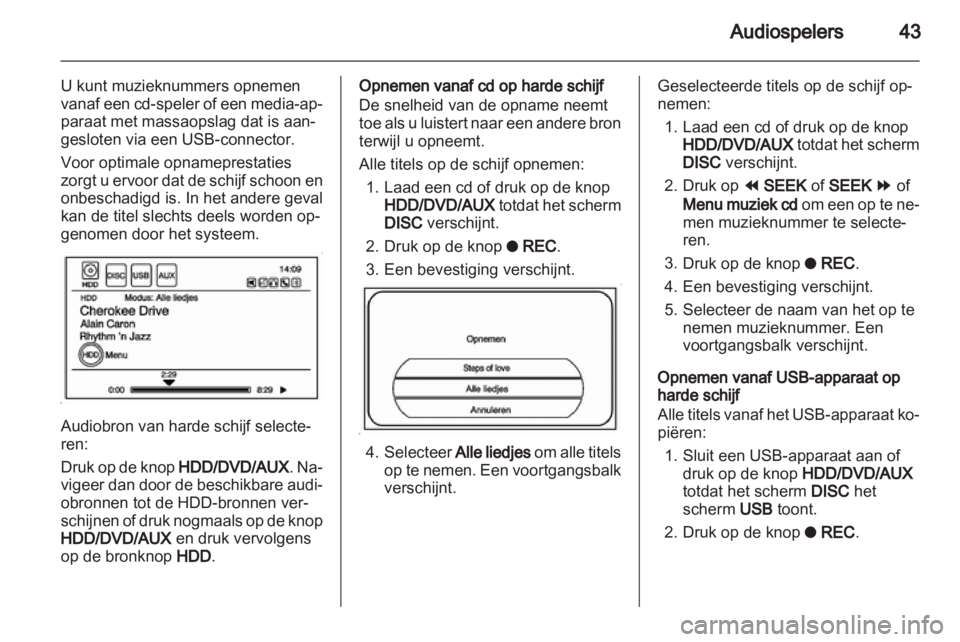 OPEL AMPERA 2013  Handleiding Infotainment (in Dutch) 