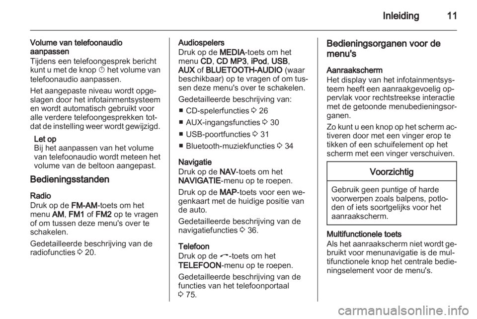 OPEL ANTARA 2012  Handleiding Infotainment (in Dutch) 