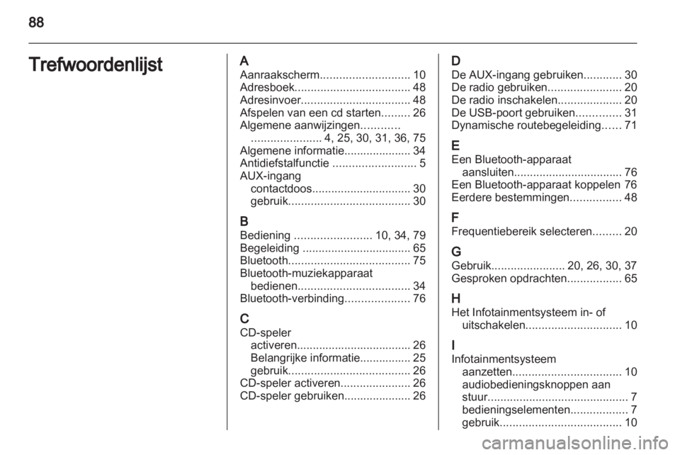 OPEL ANTARA 2012  Handleiding Infotainment (in Dutch) 