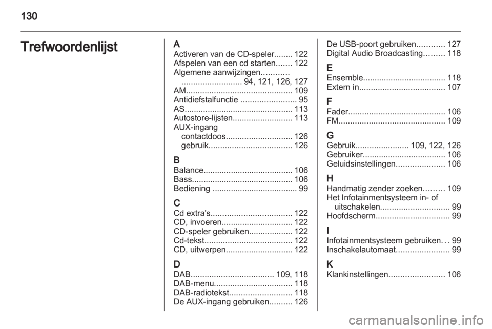 OPEL ANTARA 2013  Handleiding Infotainment (in Dutch) 
