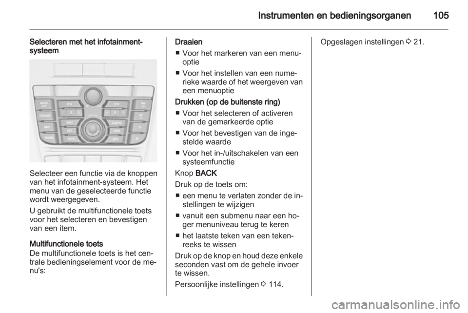 OPEL ASTRA J 2011  Gebruikershandleiding (in Dutch) 