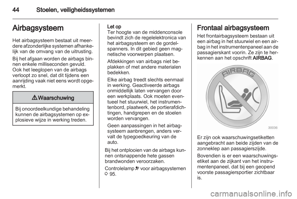 OPEL ASTRA J 2011  Gebruikershandleiding (in Dutch) 