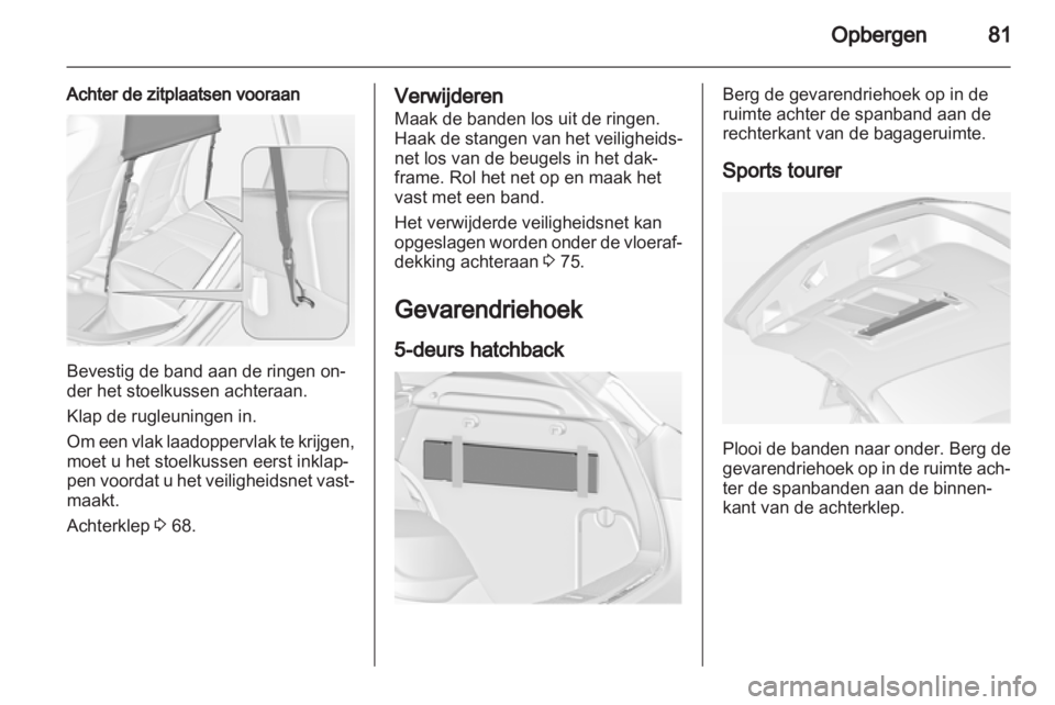 OPEL ASTRA J 2011.5  Gebruikershandleiding (in Dutch) 