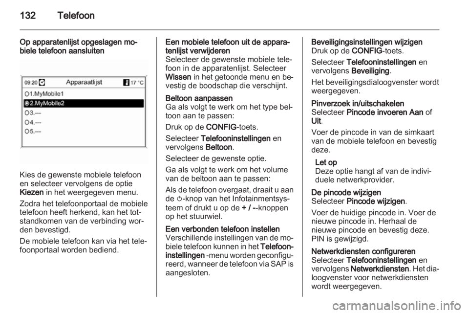 OPEL ASTRA J 2012  Handleiding Infotainment (in Dutch) 