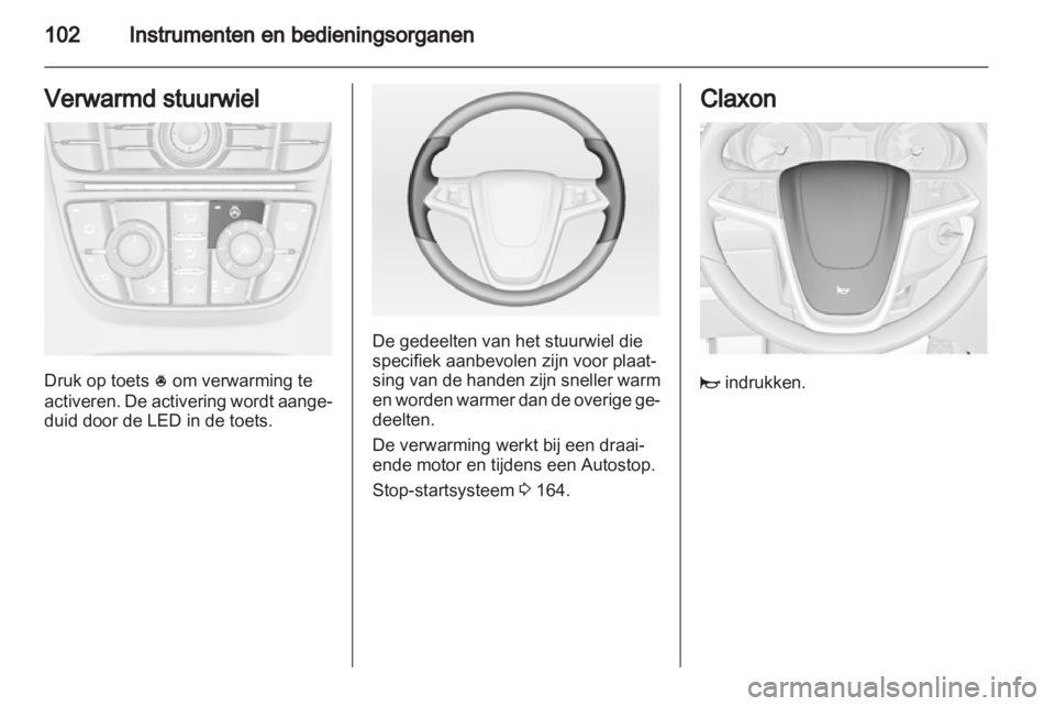OPEL ASTRA J 2013  Gebruikershandleiding (in Dutch) 