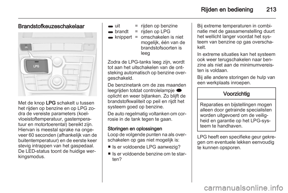 OPEL ASTRA J 2013  Gebruikershandleiding (in Dutch) 