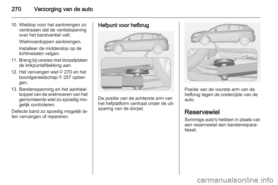 OPEL ASTRA J 2013  Gebruikershandleiding (in Dutch) 