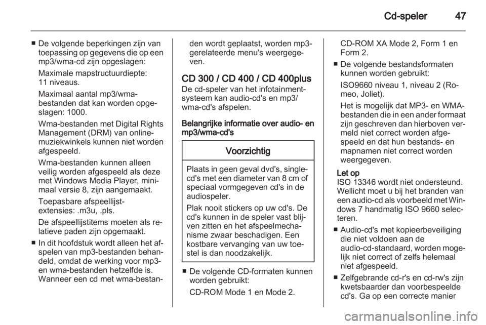 OPEL ASTRA J 2013.5  Handleiding Infotainment (in Dutch) 