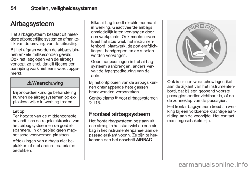 OPEL ASTRA J 2013.5  Gebruikershandleiding (in Dutch) 