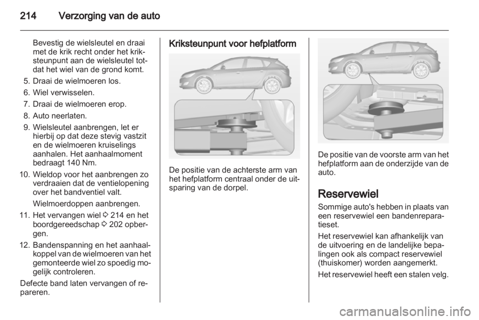OPEL ASTRA J HB5 & ST 2012  Gebruikershandleiding (in Dutch) 