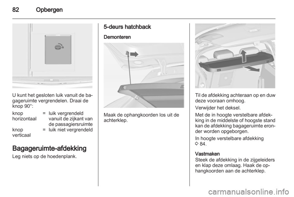 OPEL ASTRA J HB5 & ST 2012  Gebruikershandleiding (in Dutch) 