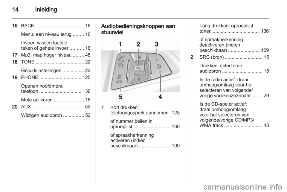 OPEL CASCADA 2013.5  Handleiding Infotainment (in Dutch) 