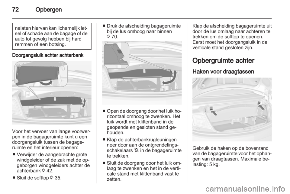OPEL CASCADA 2013.5  Gebruikershandleiding (in Dutch) 