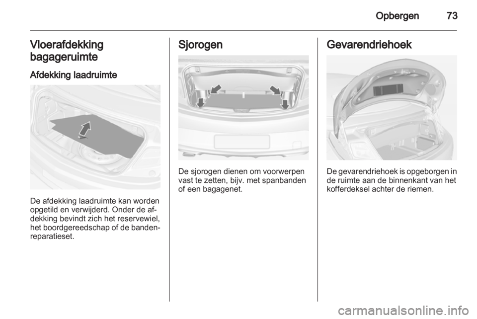 OPEL CASCADA 2013.5  Gebruikershandleiding (in Dutch) 