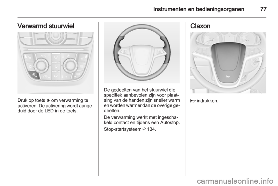 OPEL CASCADA 2013.5  Gebruikershandleiding (in Dutch) 