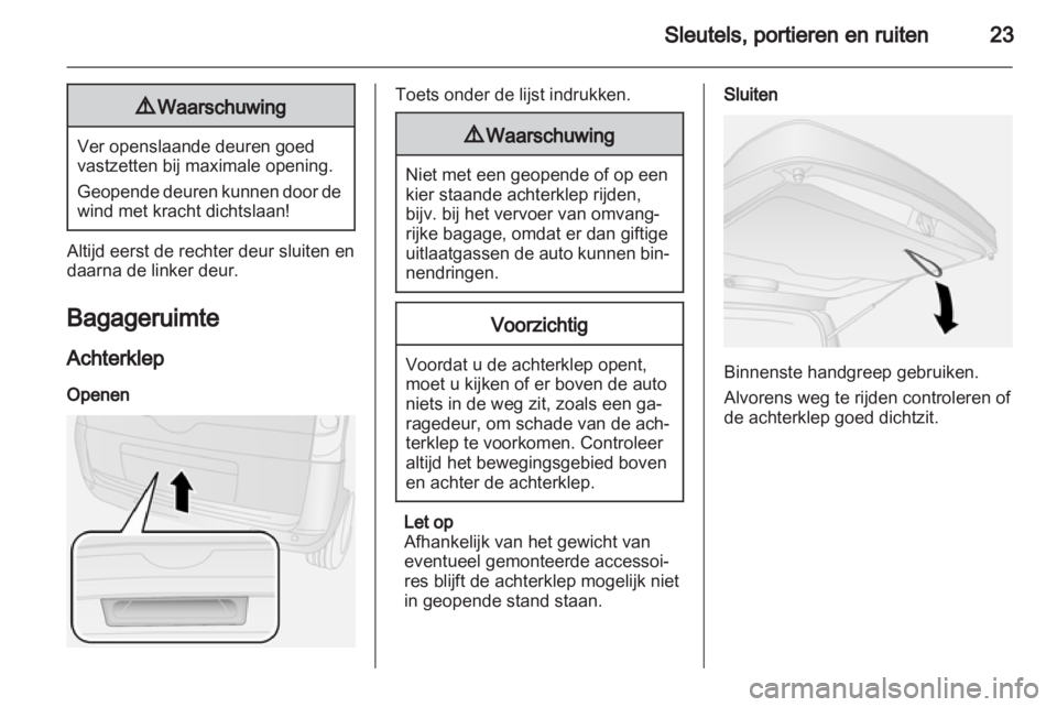 OPEL COMBO D 2012  Gebruikershandleiding (in Dutch) 