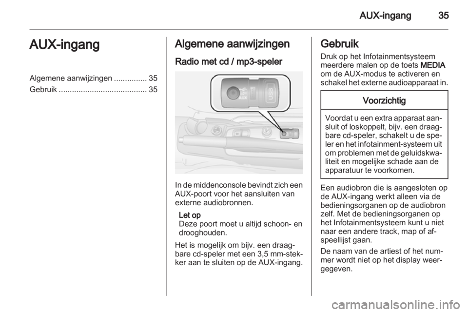 OPEL COMBO D 2013  Handleiding Infotainment (in Dutch) 