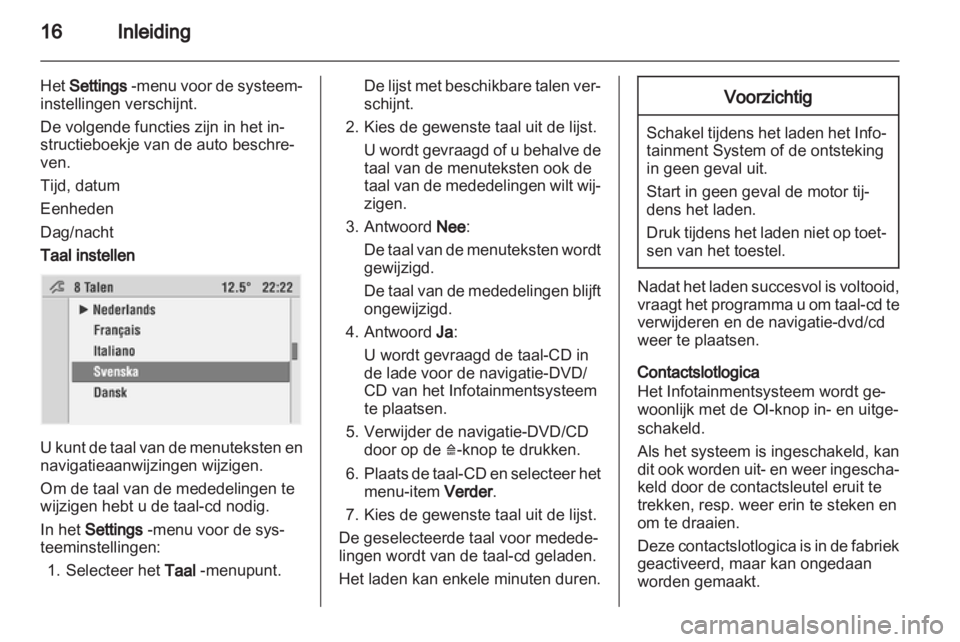 OPEL CORSA 2010.5  Handleiding Infotainment (in Dutch) 