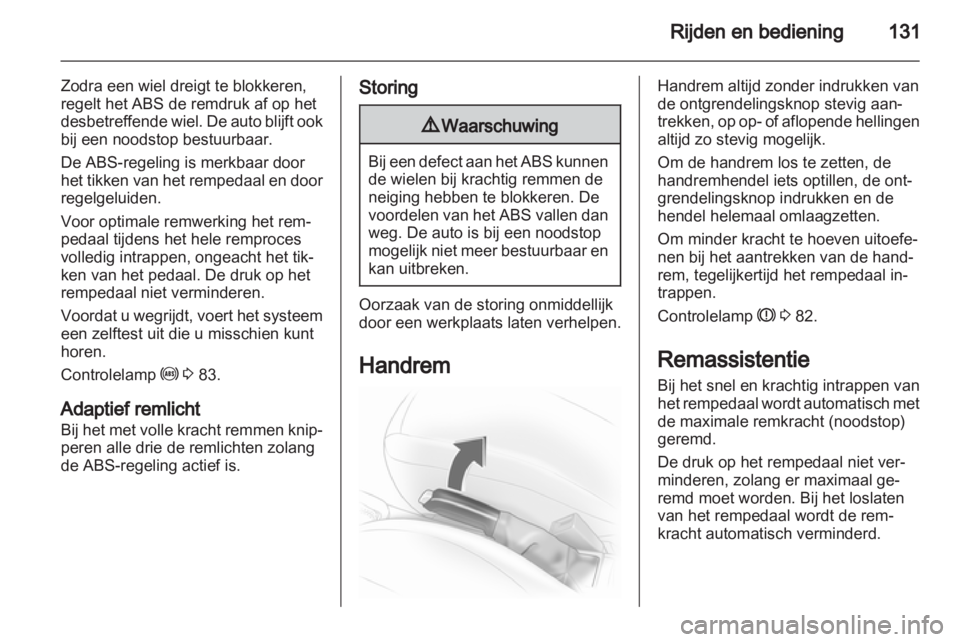 OPEL CORSA 2012.5  Gebruikershandleiding (in Dutch) 