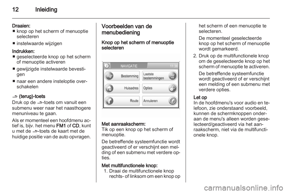 OPEL CORSA 2013  Handleiding Infotainment (in Dutch) 