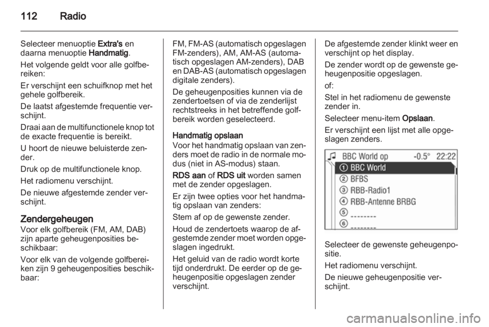 OPEL CORSA 2013  Handleiding Infotainment (in Dutch) 